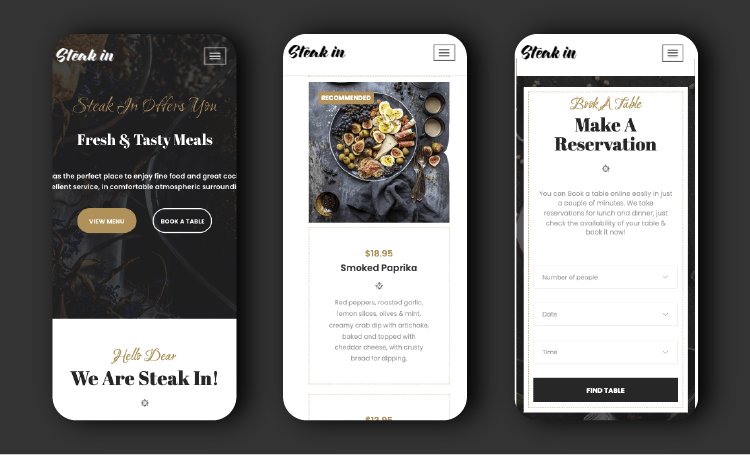 Restaurant Table Booking and Ordering App